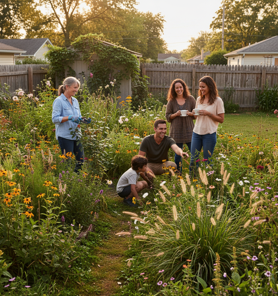 Chaos Gardening: The Unconventional Trend Saving Homeowners Hundreds in Landscape Maintenance — AI-generated illustration
