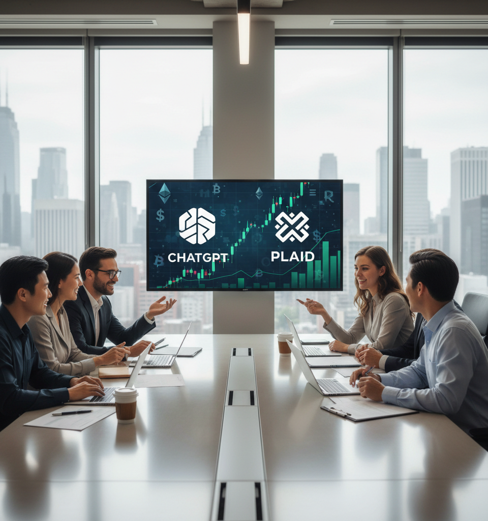 ChatGPT to Offer Personalized Financial Advice via Plaid Integration, Redefining Fintech — AI-generated illustration