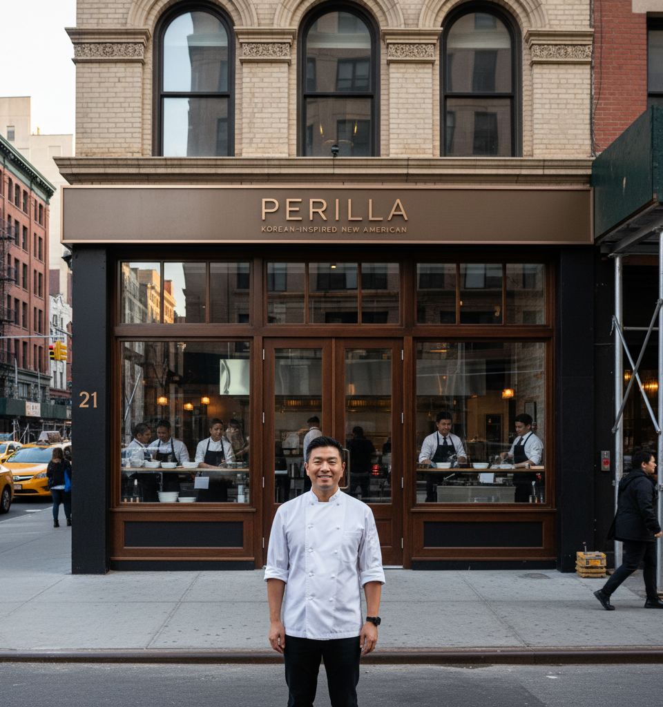 Chef Jiho Kim to Launch Flagship Korean-Inspired New American Restaurant in Flatiron — AI-generated illustration