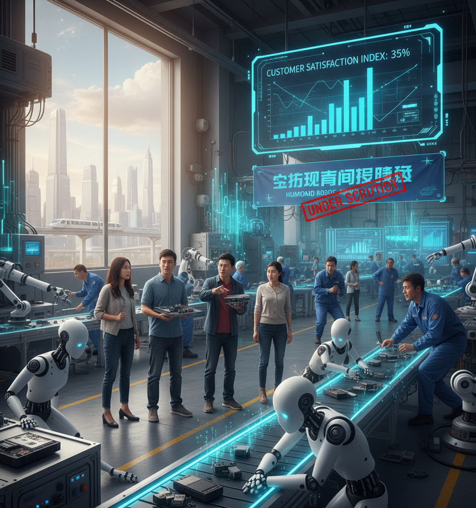 China's Humanoid Robot Sector Boom Under Scrutiny Amid Low Customer Satisfaction — AI-generated illustration