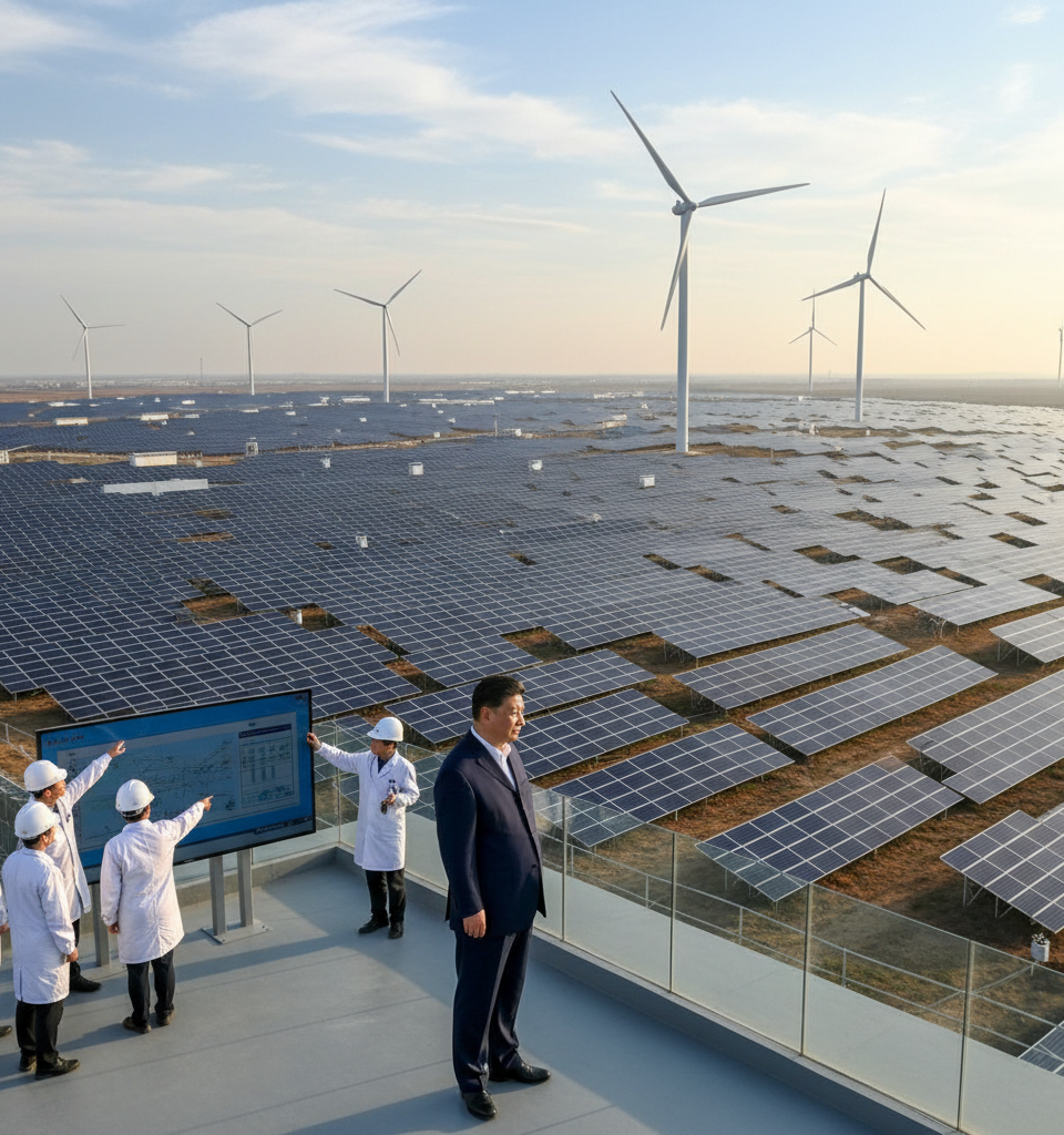 China's Proactive Energy Security Strategy Amidst Geopolitical Volatility: A Deep Dive — AI-generated illustration