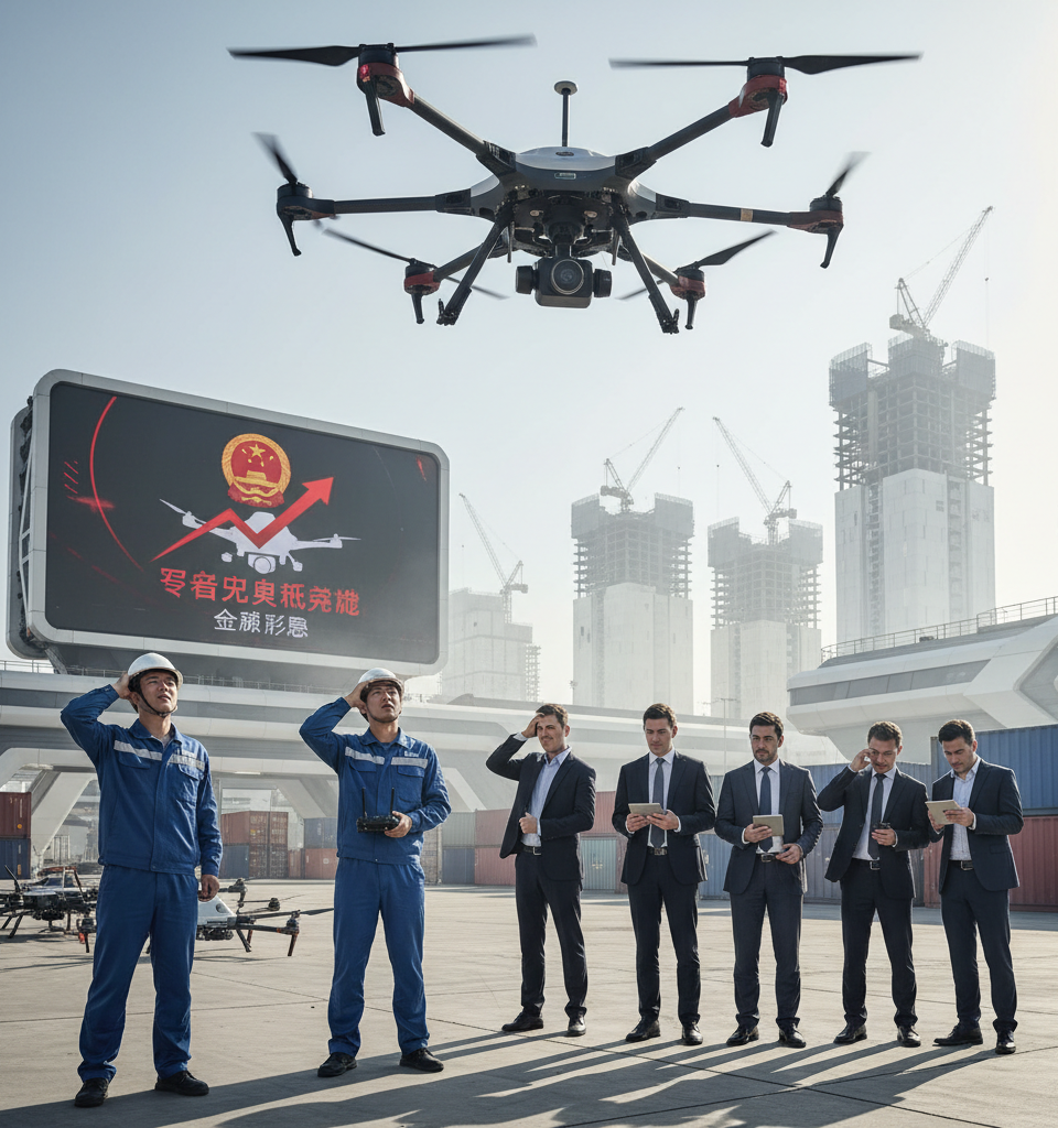 China's Strict New Drone Regulations Soar: Impact on Global Industry and Local Ops — AI-generated illustration