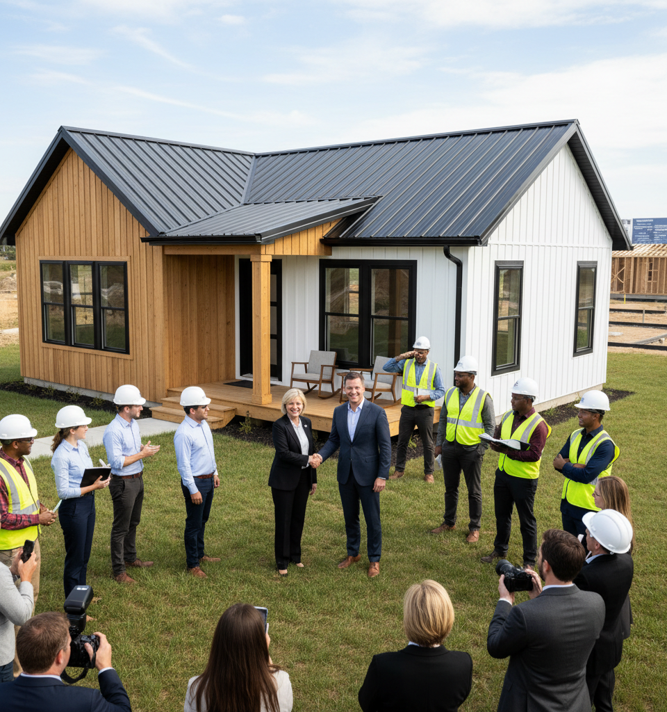 Clayton Launches CrossMod Single-Section Housing to Address 'Missing Middle' Gap — AI-generated illustration