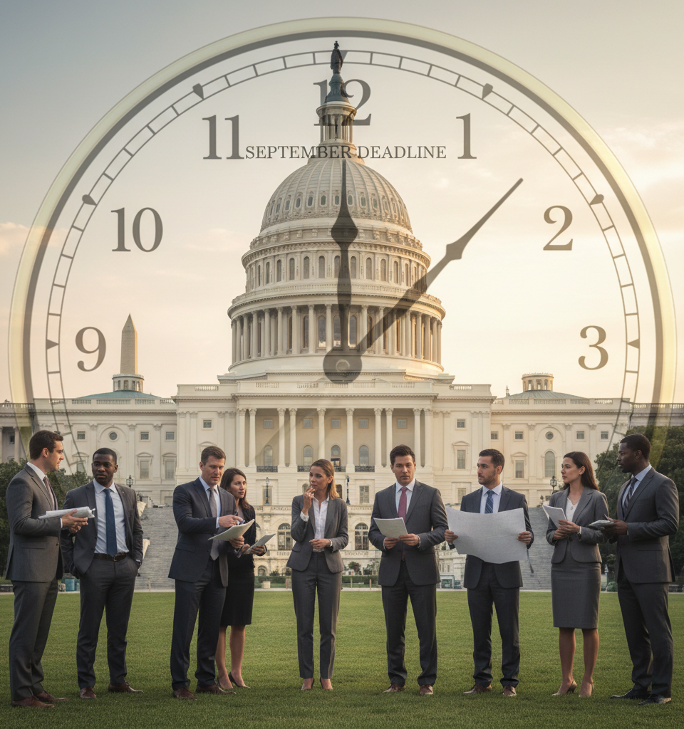 Clock Ticking: Congress Faces September Deadline on Landmark TSCA Chemical Regulations — AI-generated illustration