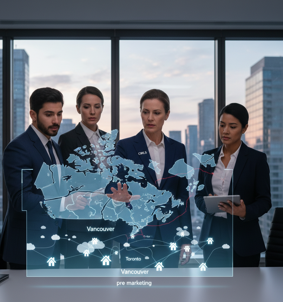 CMLS warns pre marketing could fragment the housing market — AI-generated illustration