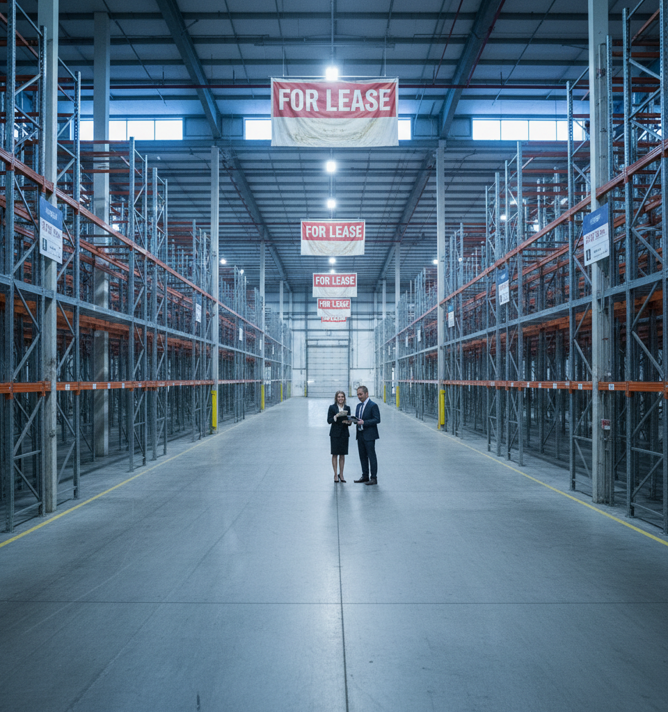 Cold storage trough in sight as vacancies hit 20-year high — AI-generated illustration