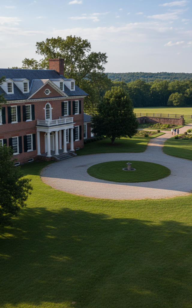 Colonial-Era Virginia Estate with George Washington Ties Listed for $8.4 Million — AI-generated illustration