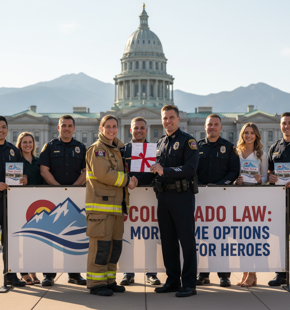 Colorado Law Expands Mortgage Options for First Responders — AI-generated illustration