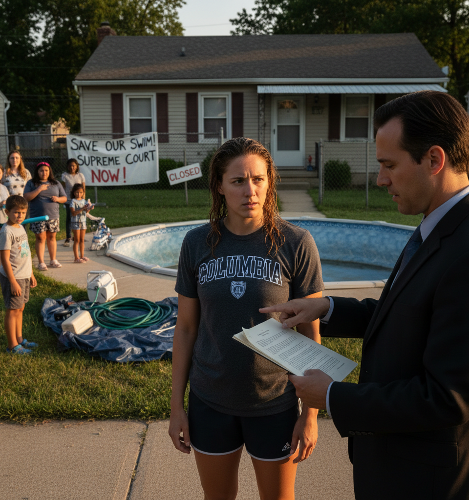 Columbia Swim Instructor's Home Business Halted: Supreme Court Intervention Sought Amid Zoning Dispute — AI-generated illustration
