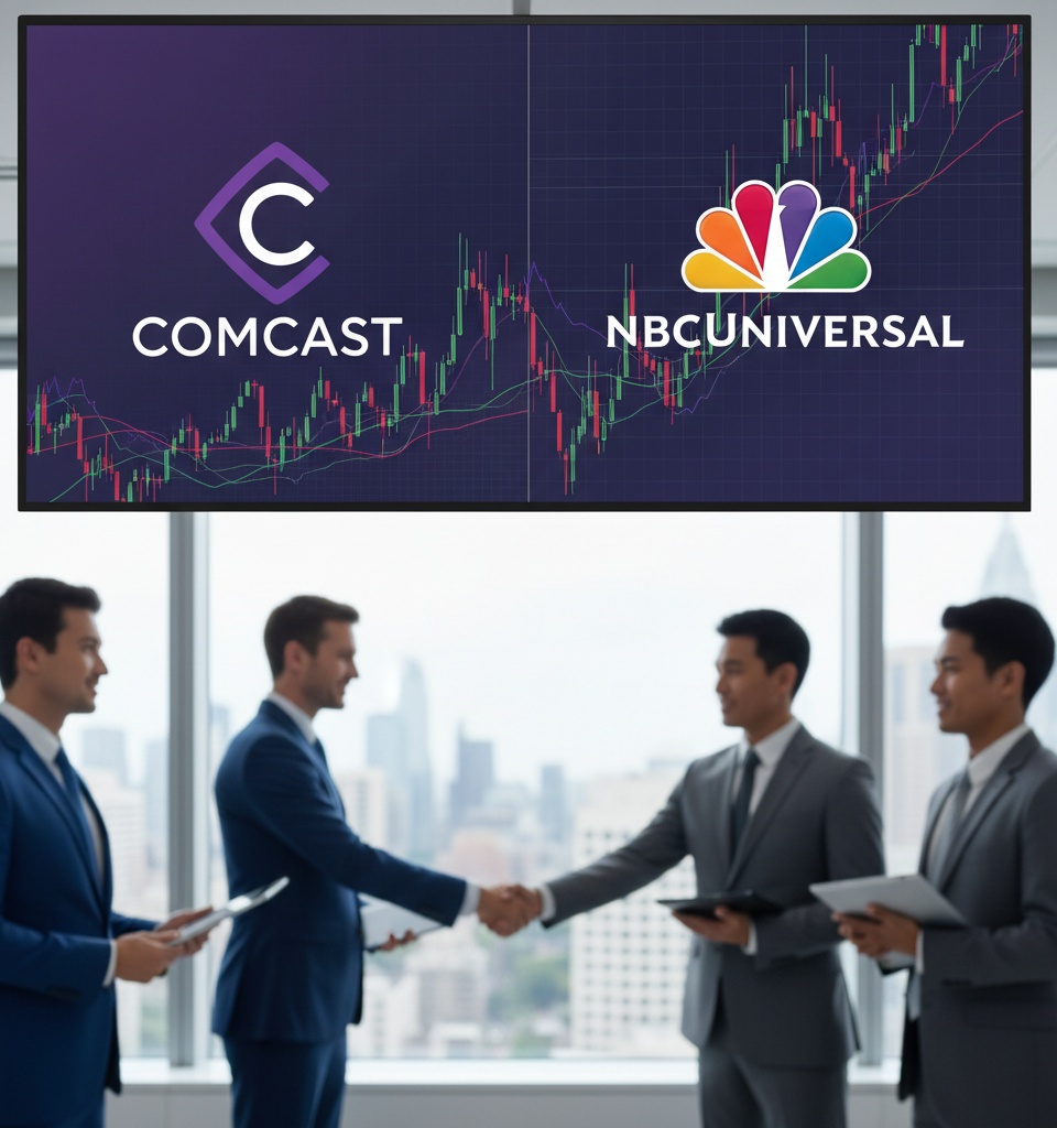 Comcast's NBCUniversal Spinoff: A Signal for Broader M&A in Media? — AI-generated illustration