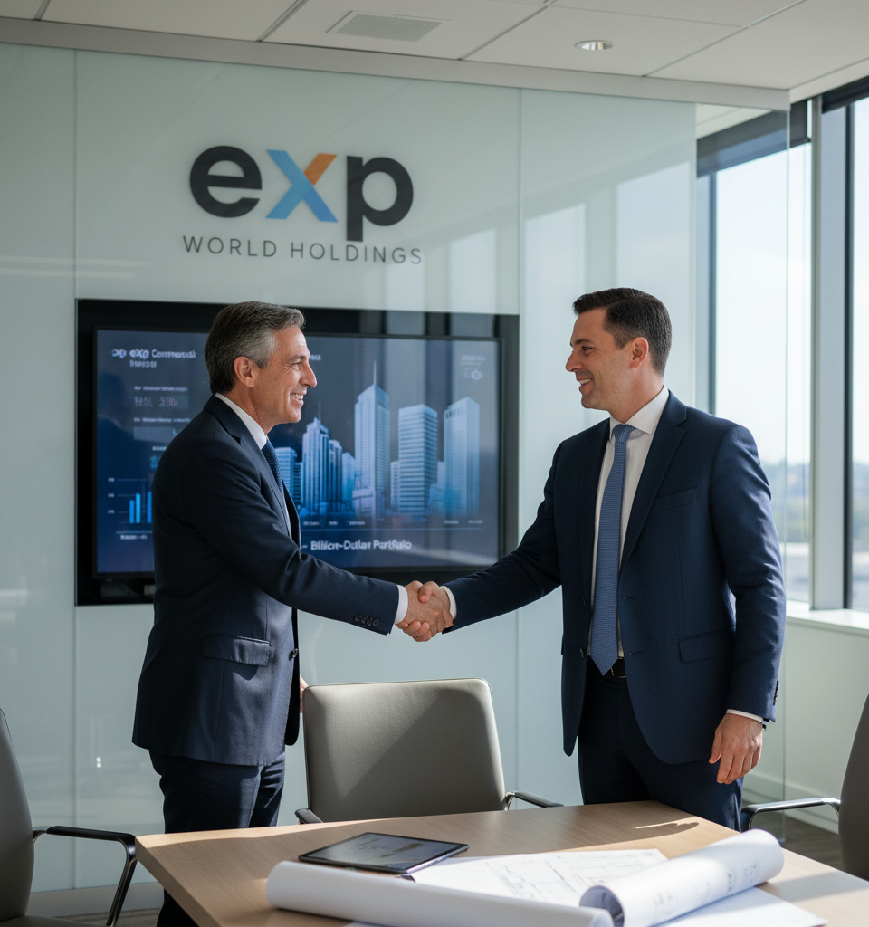 Commercial Real Estate Veteran Mario Alvarez Jr. Joins eXp, Bringing Billion-Dollar Portfolio — AI-generated illustration