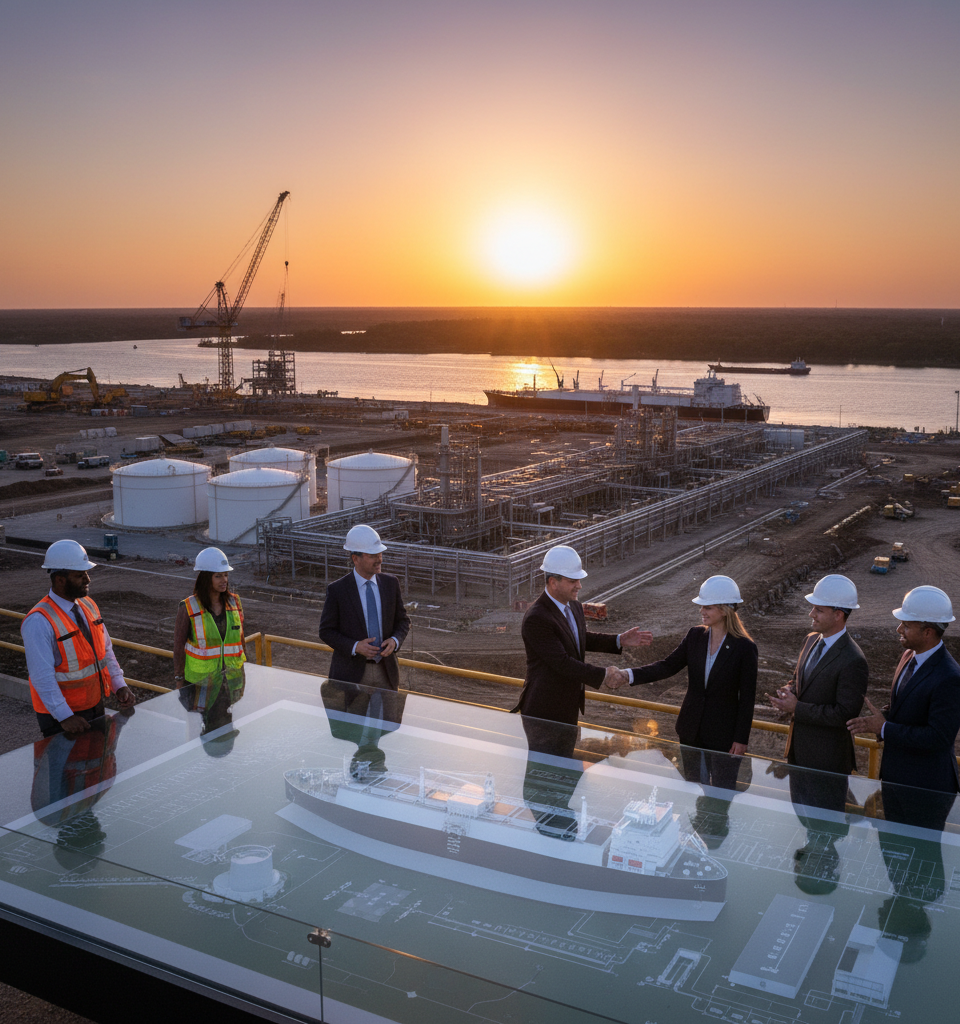 Commonwealth LNG Secures FID, Bolstering U.S. Export Capacity Amid Global Energy Demand — AI-generated illustration
