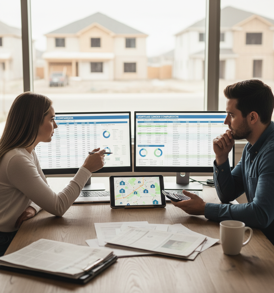 How to Compare Mortgage Lenders: A Data-Driven Guide — AI-generated illustration