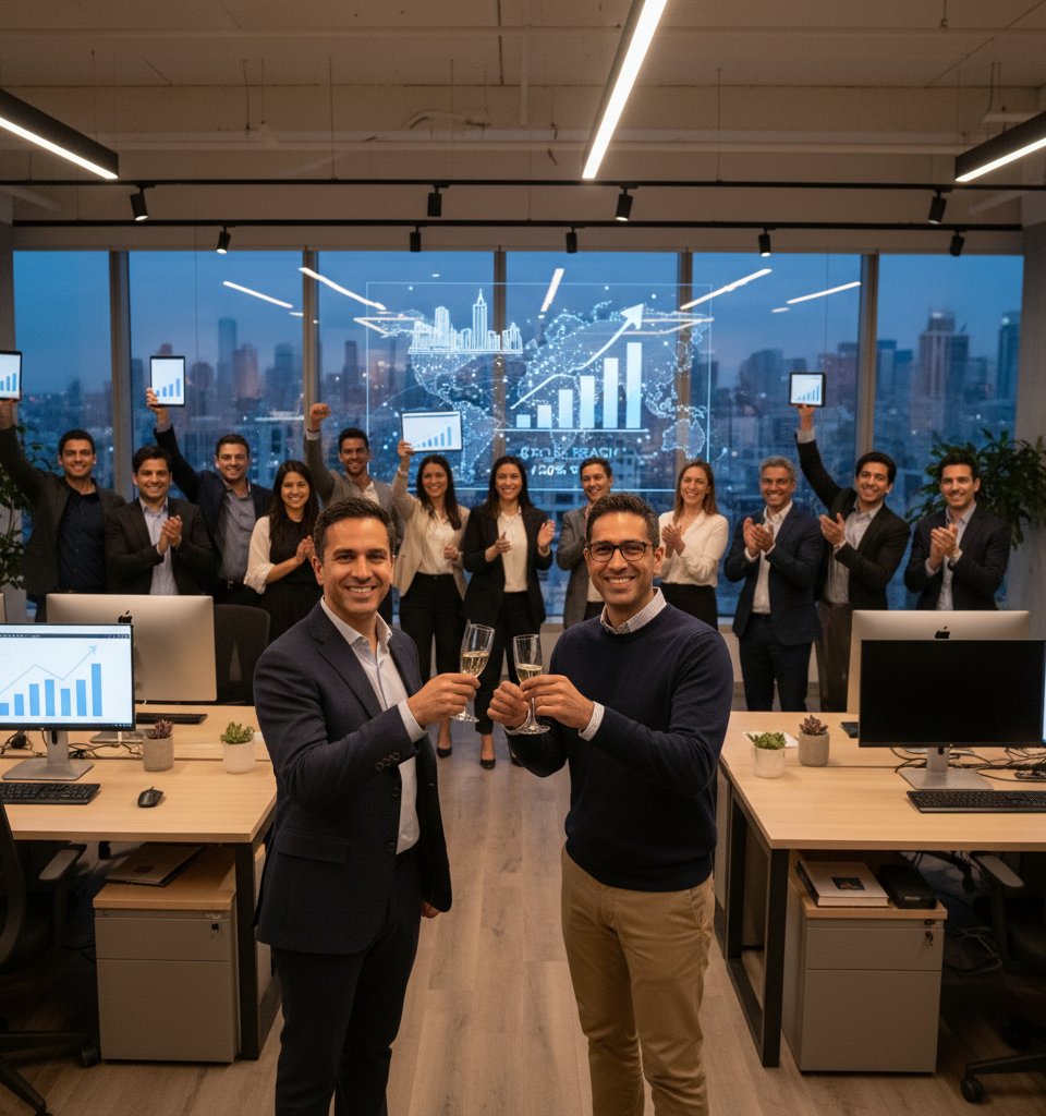 Compass's Ascent: Unpacking the Architect of Real Estate's Largest Empire — AI-generated illustration