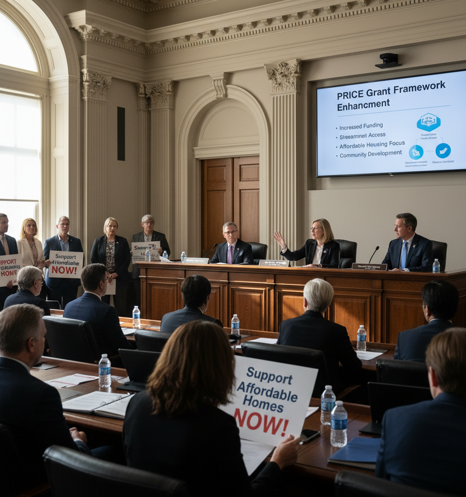 Congress Urged to Bolster Manufactured Housing with Stronger PRICE Grant Framework — AI-generated illustration