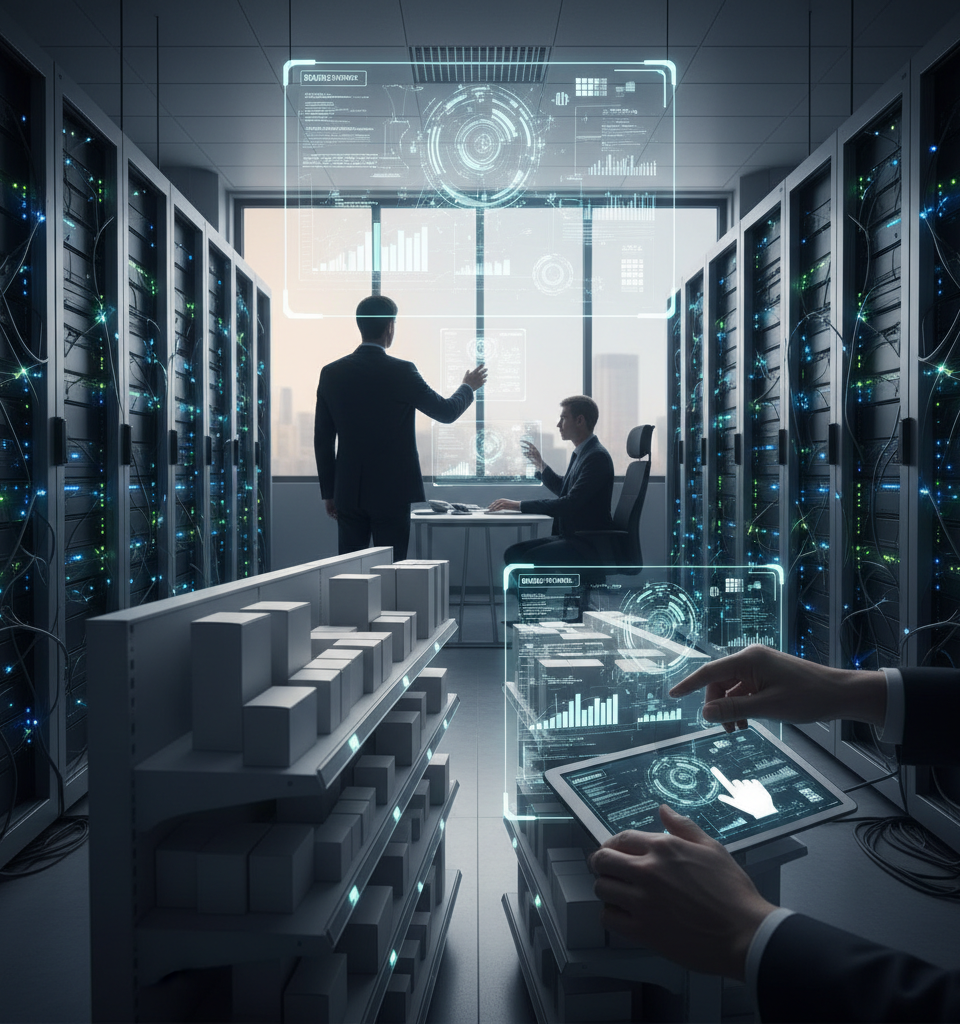 Convenience Stores Balance AI and Human Insight in SKU Planning — AI-generated illustration
