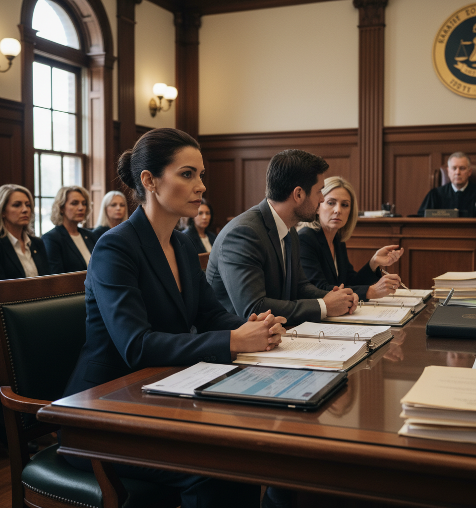 Convicted Staged Accident Kingpin Vanessa Motta Seeks New Trial in Landmark Louisiana Fraud Case — AI-generated illustration