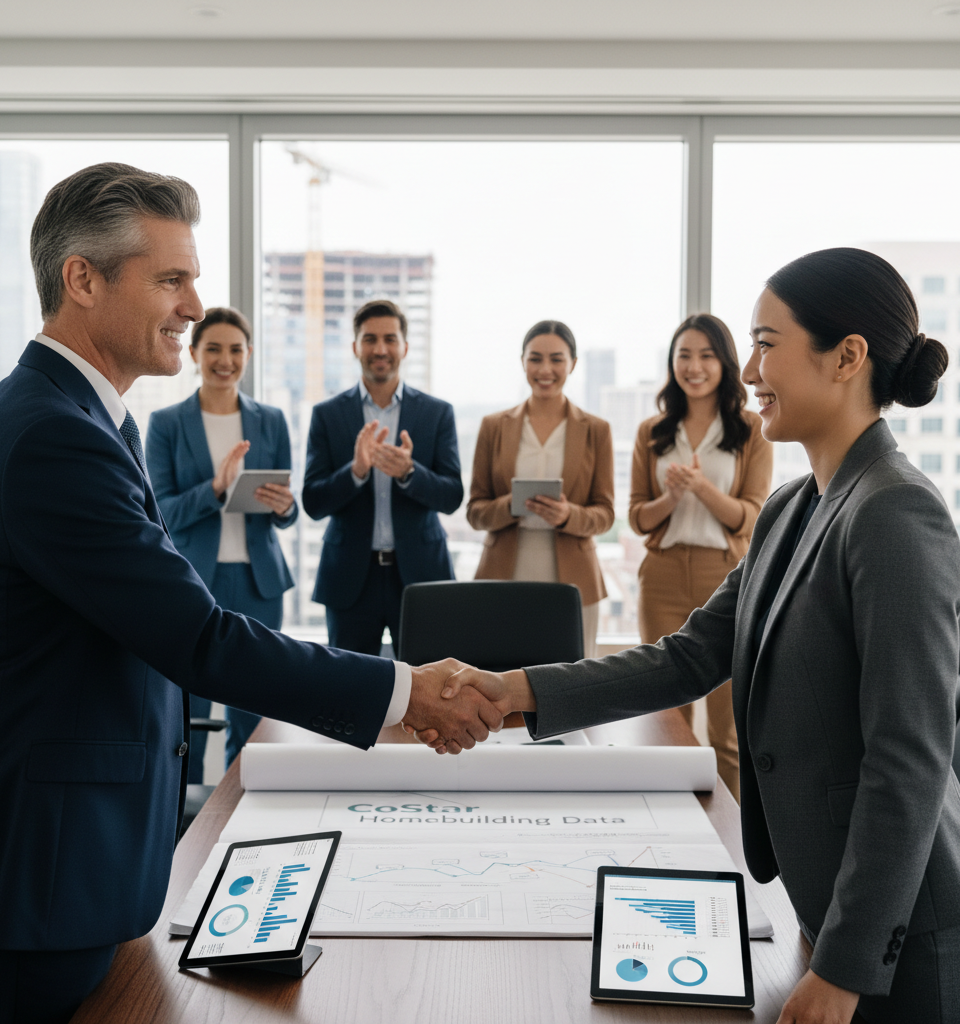 CoStar to Acquire Zonda in $800M All-Cash Deal, Expanding into Homebuilding Data — AI-generated illustration