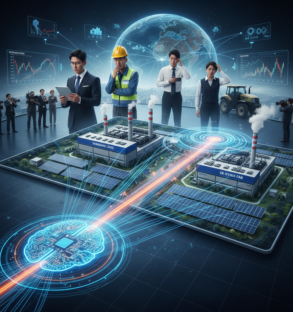 Could an AI Downturn Trigger Global Economic Repercussions? — AI-generated illustration