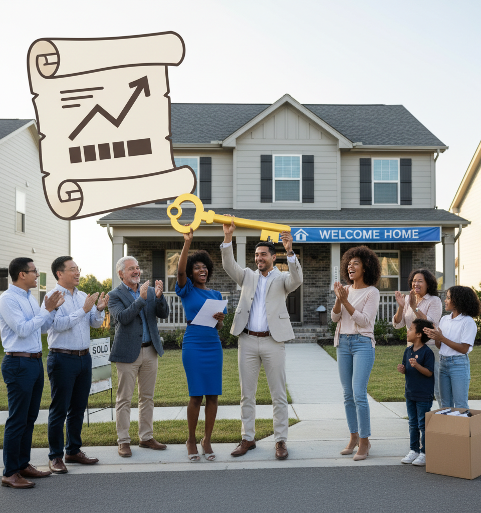 Credit Score Overhaul: 7.7 Million Americans Could Soon Qualify for Mortgages — AI-generated illustration