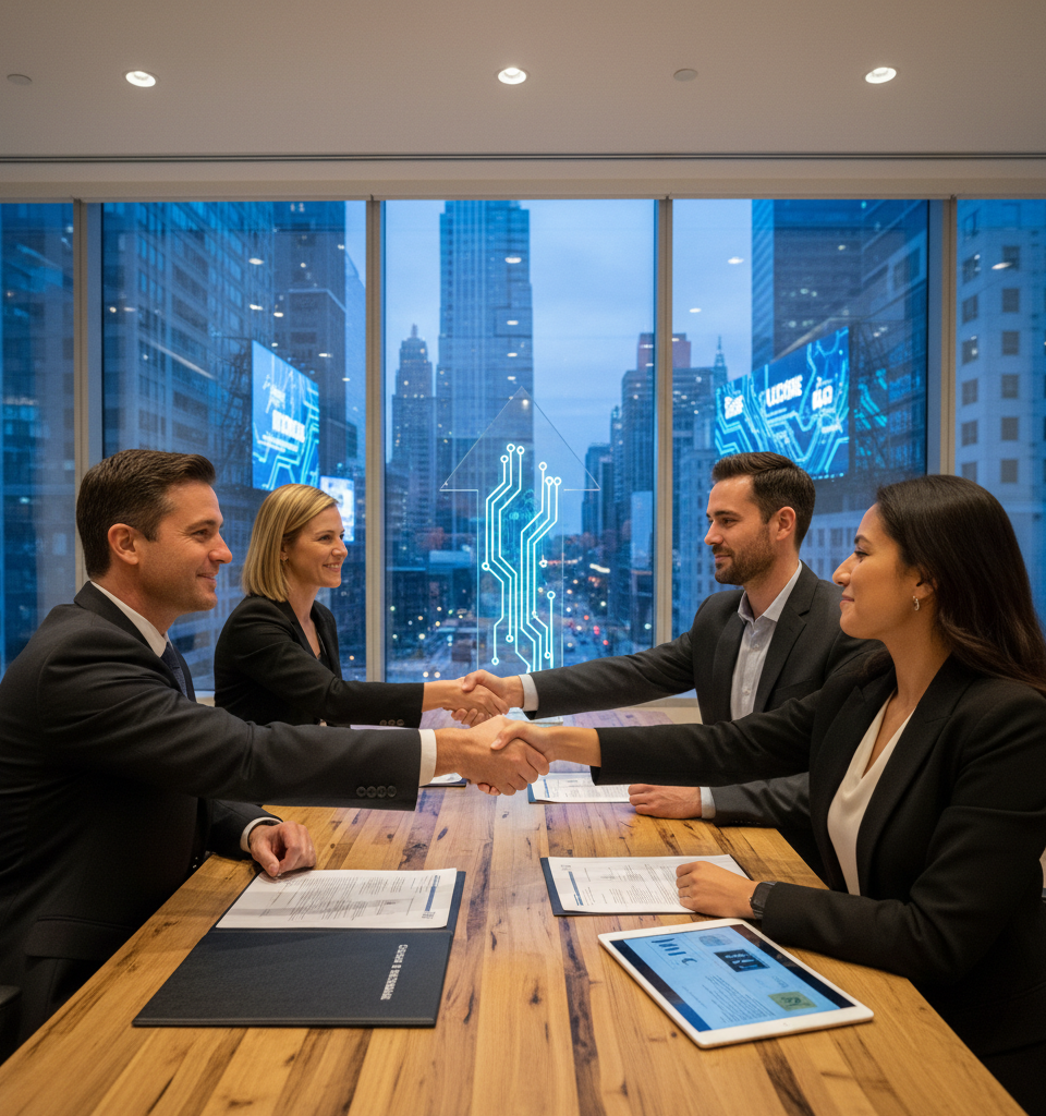 Cushman & Wakefield Achieves Record Q1 Revenue as AI-Driven Leasing Fuels Growth — AI-generated illustration