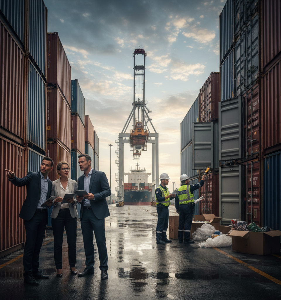 Customs Fraud Cases Surge as Whistleblowers Intensify Tariff Evasion Scrutiny — AI-generated illustration