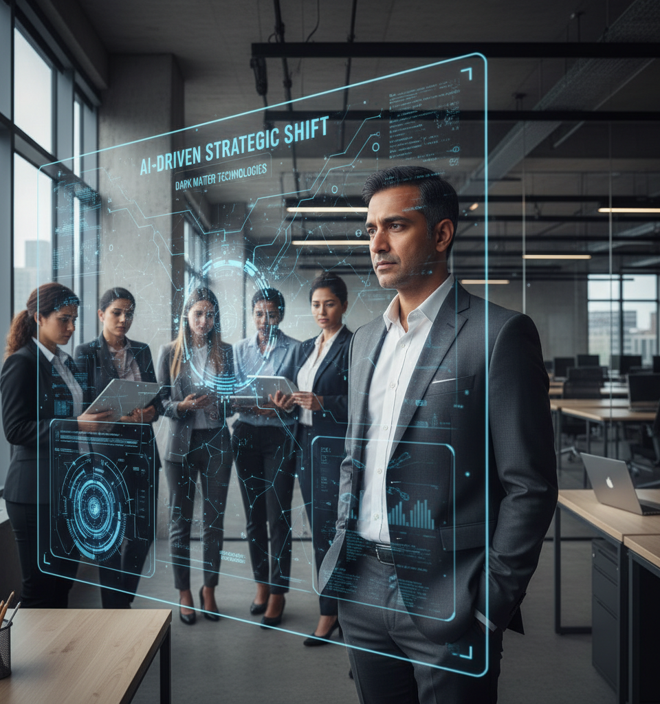 Dark Matter Technologies Elevates Vikas Rao to CEO, Signals AI-Driven Strategic Shift Amidst Workforce Reduction — AI-generated illustration
