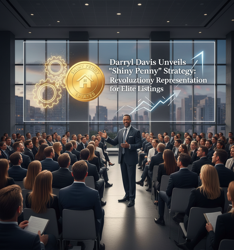 Darryl Davis Unveils 'Shiny Penny' Strategy: Revolutionizing Property Representation for Elite Listings — AI-generated illustration