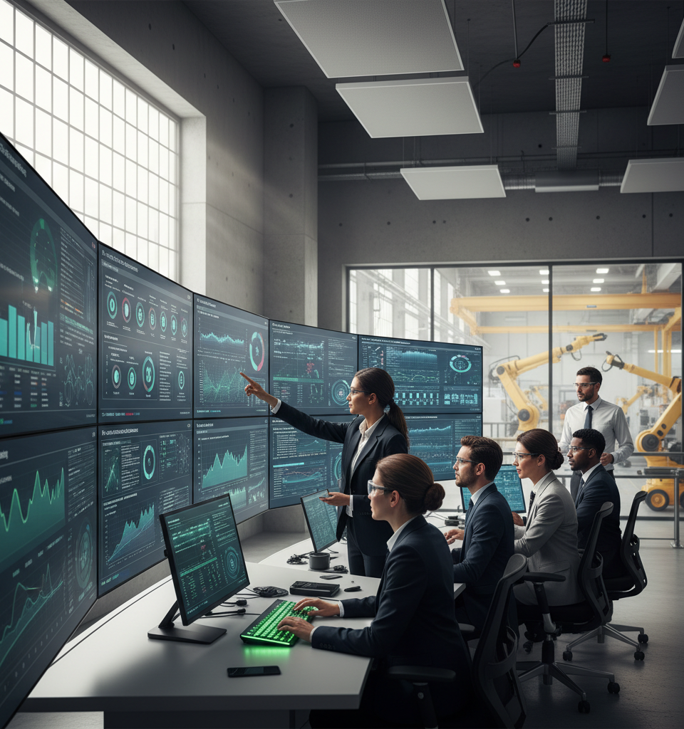 Data Intelligence Paves the Way for Optimal Total Cost of Ownership in Industry 4.0 Era — AI-generated illustration