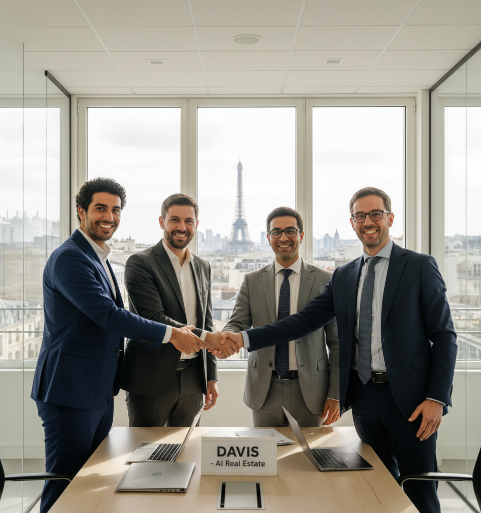 Davis Secures $5.5M Pre-Seed to Revolutionize Real Estate Development with AI — AI-generated illustration