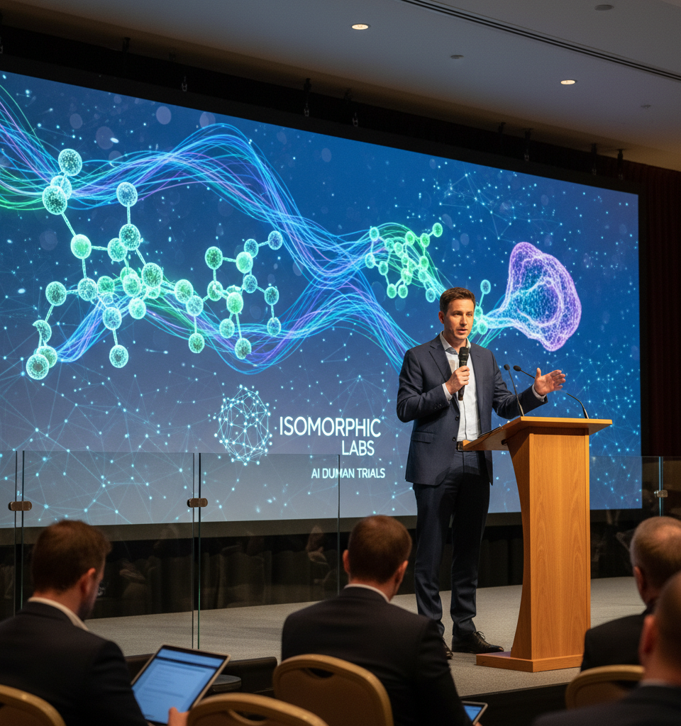 DeepMind Spinoff Isomorphic Labs Advances AI Drug Design to Human Trials — AI-generated illustration
