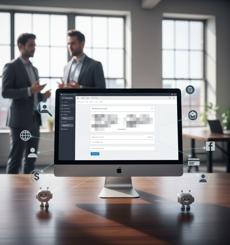DeleteMe Review: Hands-Off Digital Footprint Clean-up Service Analyzed — AI-generated illustration