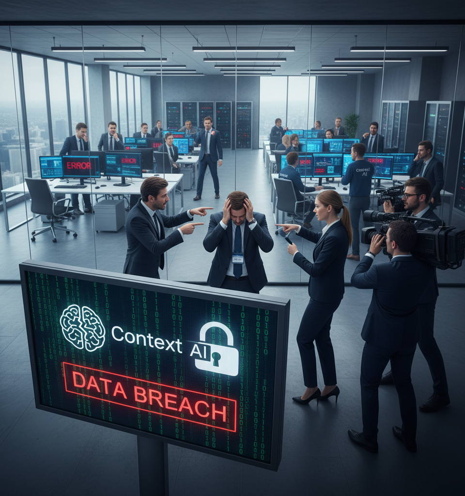 Delve's Credibility Under Fire Again: Another Client, Context AI, Suffers Security Breach — AI-generated illustration