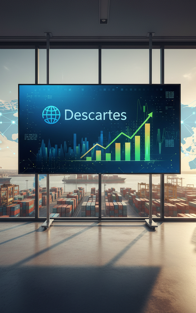 Descartes Systems Group Reports Record Q2 Performance, Analysts Project 30% Upside — AI-generated illustration