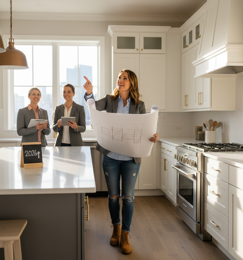 Despite Volatility, House Flippers Project 2026 Resurgence Amidst Market Shifts — AI-generated illustration
