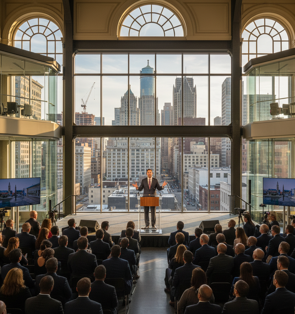 Detroit's Real Estate Renaissance: How Strategic Investment Ignited Urban Revival — AI-generated illustration