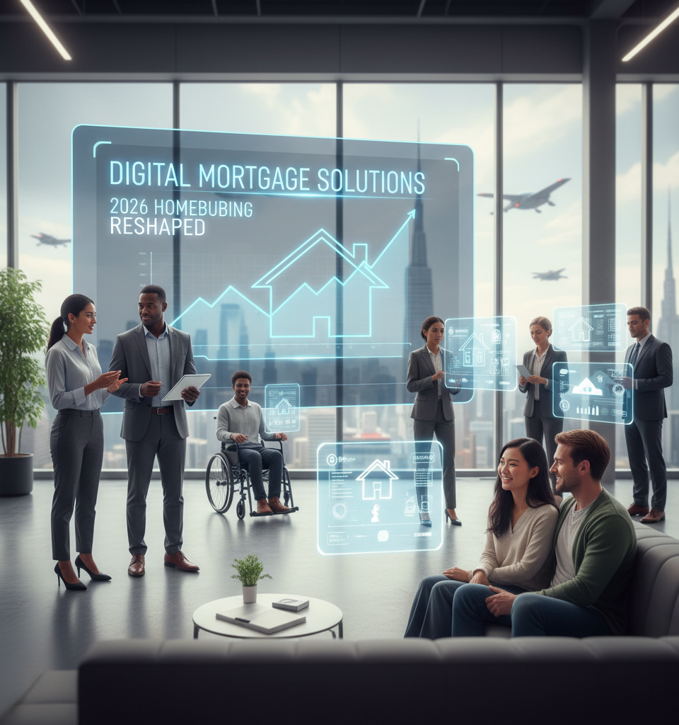 Digital Mortgage Solutions Reshaping 2026 Homebuying Experience, New Research Indicates — AI-generated illustration