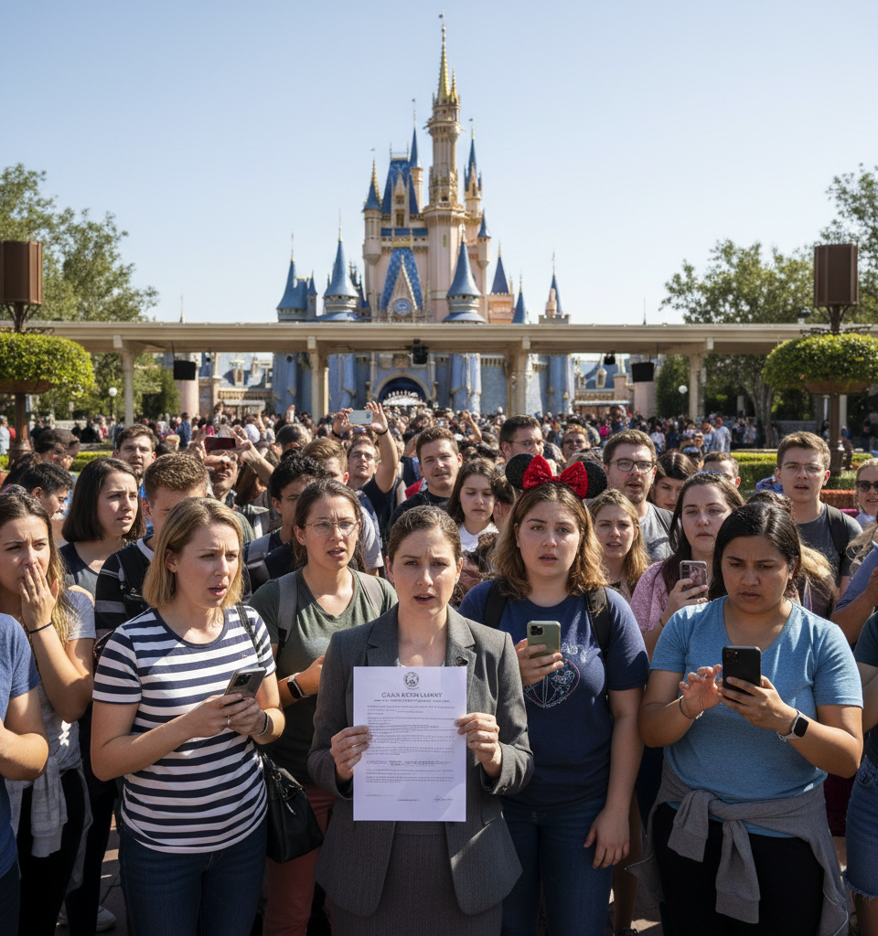 Disney Faces Class Action Lawsuit Over Alleged Facial Recognition Practices — AI-generated illustration