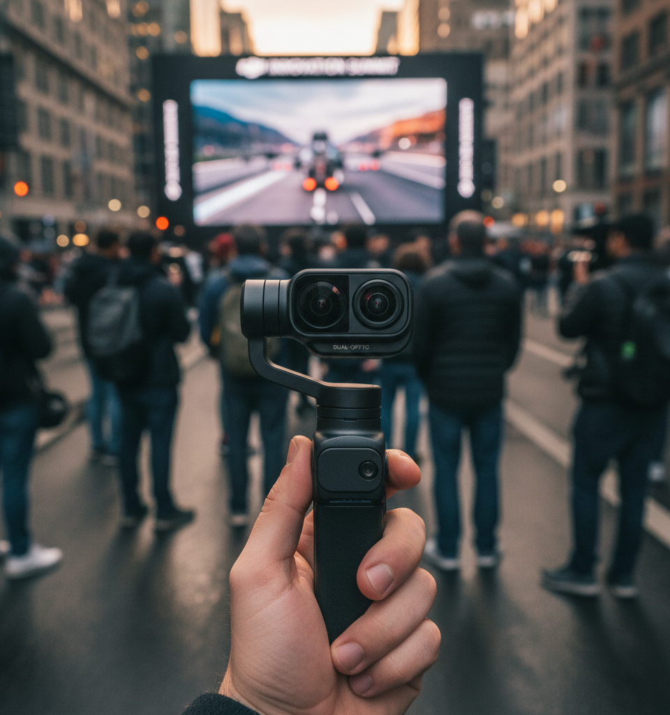 DJI Teases Dual-Camera Osmo Pocket 4P: A Game-Changer for Portable Videography? — AI-generated illustration