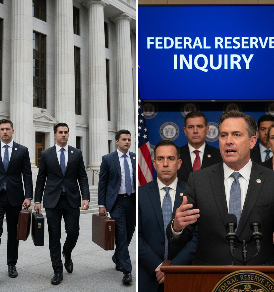 DOJ Scrutiny Deepens at Federal Reserve Amid Pirro's Defense, Imperiling Chair Confirmation — AI-generated illustration