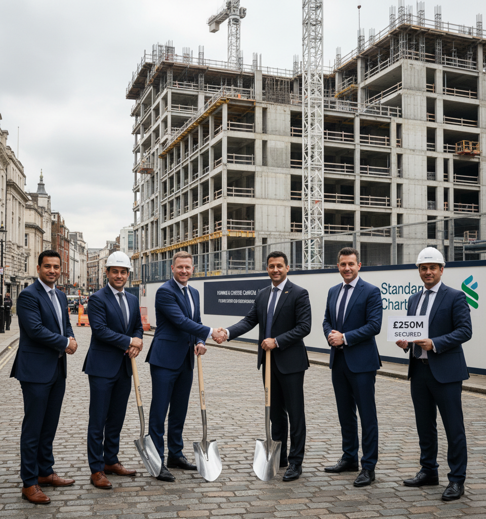 Dominus and Cheyne Capital Secure £250M for Fleet Street Student Scheme as UK Sector Soars — AI-generated illustration