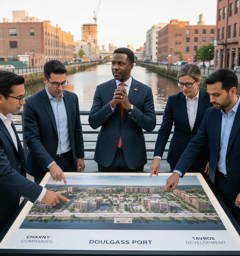 Douglass Port: Balancing Growth and Nuance in Gowanus' Resurgence — AI-generated illustration