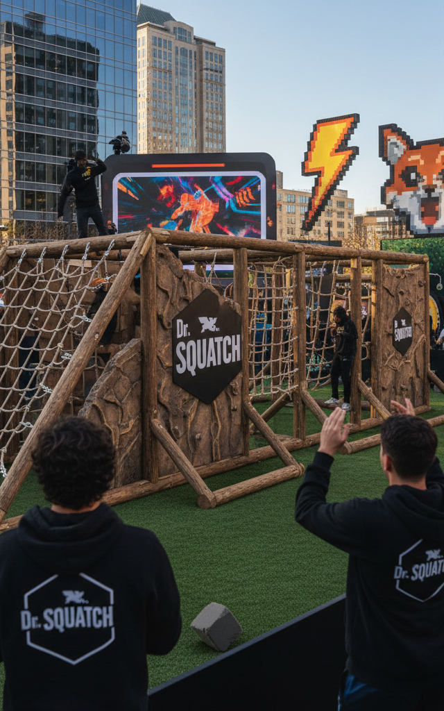 Dr. Squatch Prioritizes Experiential Marketing Over Ads for Gen Z Through IShowSpeed Collaboration — AI-generated illustration
