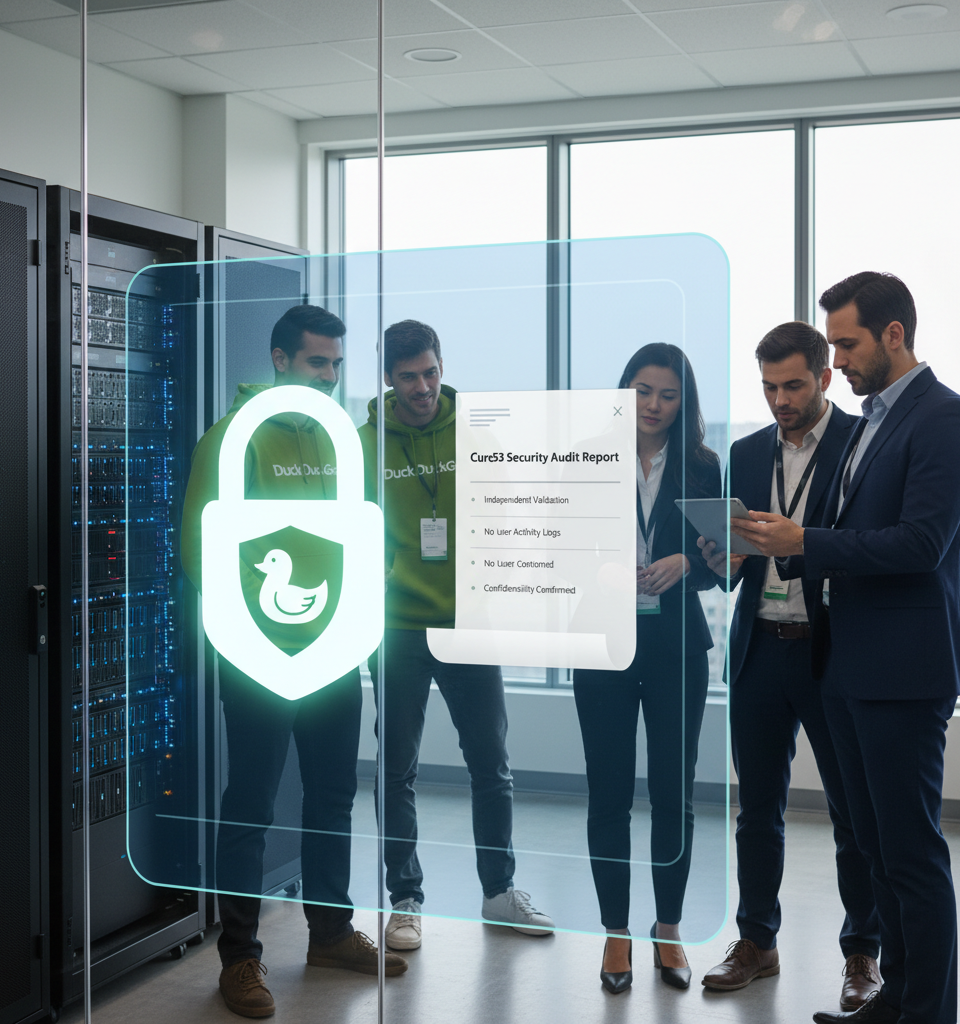 DuckDuckGo VPN Validated: Independent Audit Confirms No User Activity Tracking — AI-generated illustration