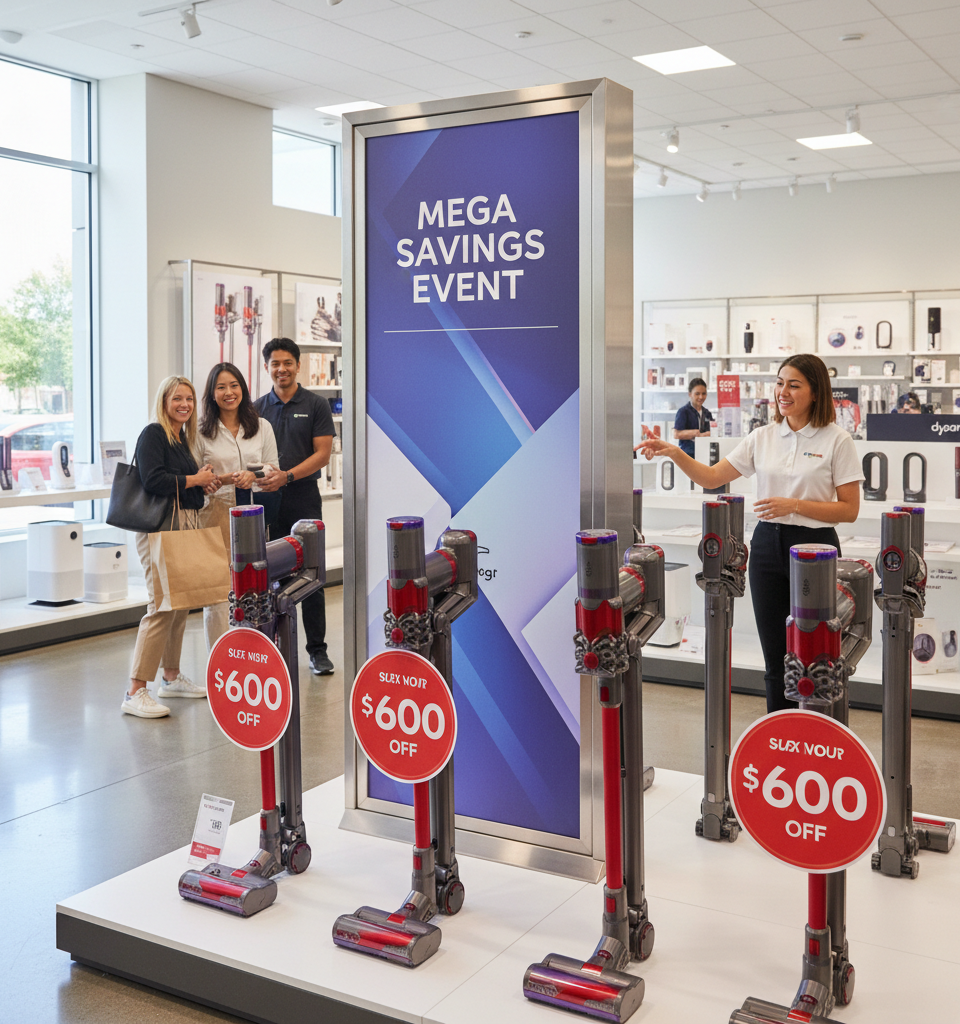 Dyson Offers Significant June 2026 Savings: Up to 25% Off with Promo Codes, $600 Off Vacuums, and More — AI-generated illustration