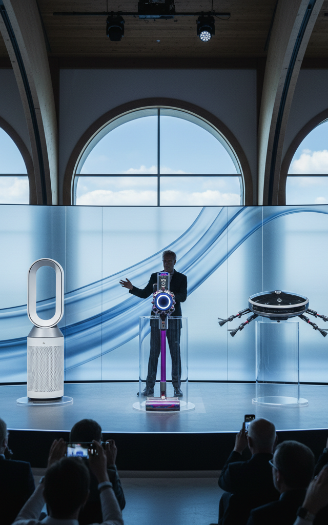 Dyson to Unveil New Vacuums, Purifiers, Robotics at IFA 2026 Press Conference — AI-generated illustration