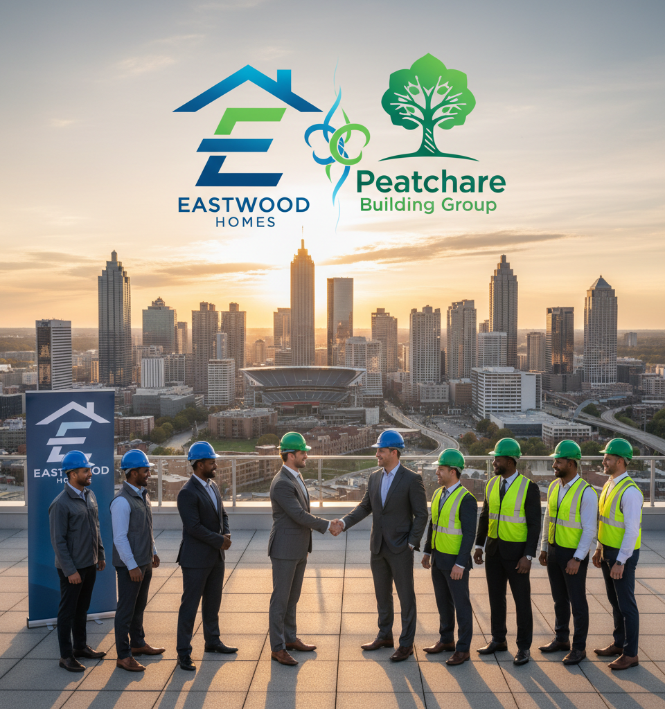 Eastwood Homes Expands Southeastern Footprint with Peachtree Building Group Acquisition — AI-generated illustration