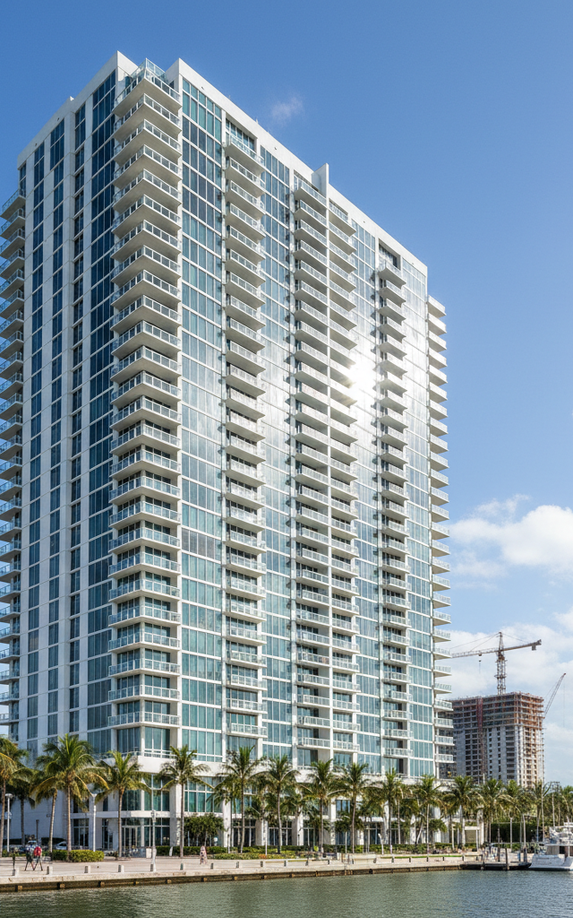 Edgewood Capital Provides $27.9M Refinance for Fort Lauderdale's Terraces Condo Tower — AI-generated illustration