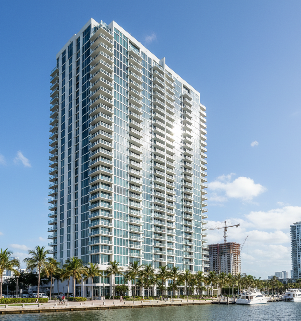 Edgewood Capital Provides $27.9M Refinance for Fort Lauderdale's Terraces Condo Tower — AI-generated illustration
