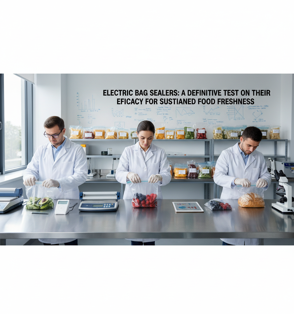 Electric Bag Sealers: A Definitive Test on Their Efficacy for Sustained Food Freshness — AI-generated illustration